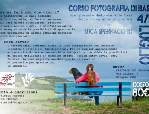 CORSO BASE DI FOTOGRAFIA CON LUCA SPENNACCHIO